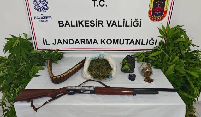 Balıkesir’de uyuşturucu operasyonu