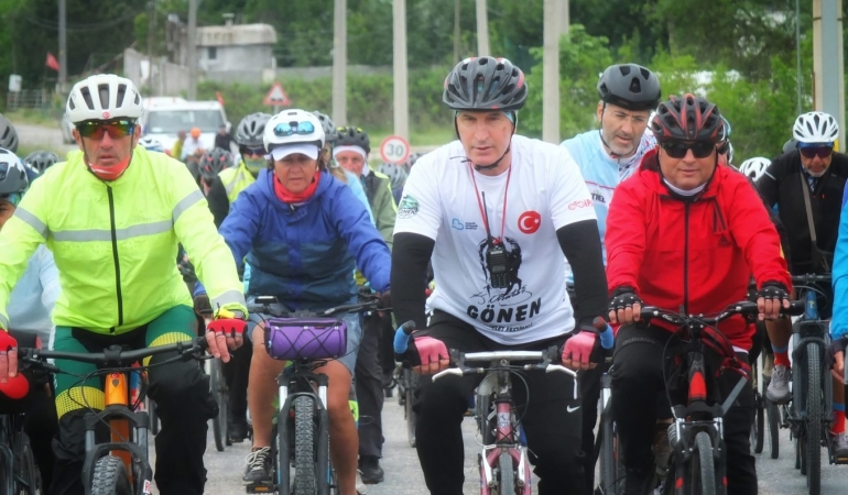 Gönen’de Bisiklet Festivali İlgi Gördü