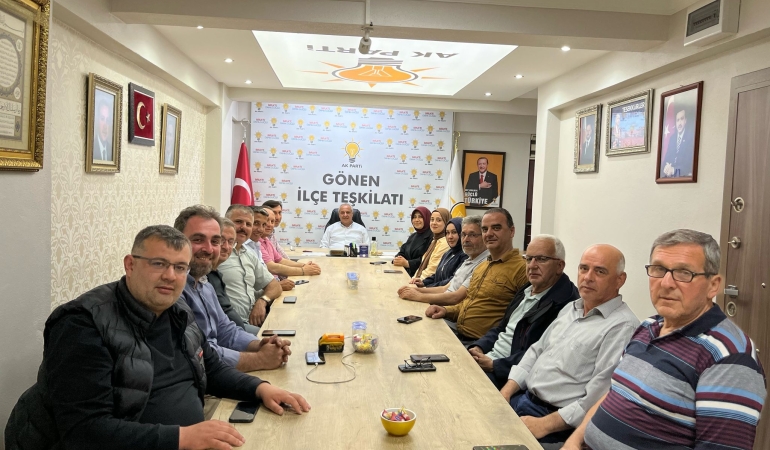 AK Parti Gönen İlçe Teşkilatı haftalık olağan toplantısını gerçekleştirdi