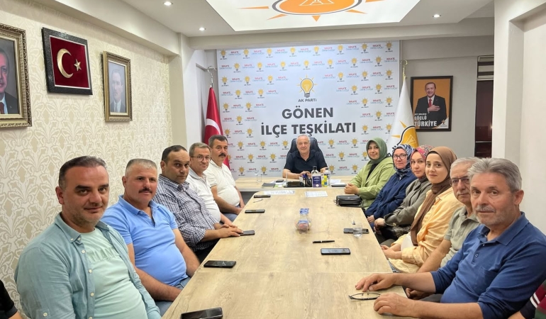 Gönen İlçe Teşkilatı’nda Haftalık Olağan Yönetim Kurulu Toplantısı Gerçekleştirildi