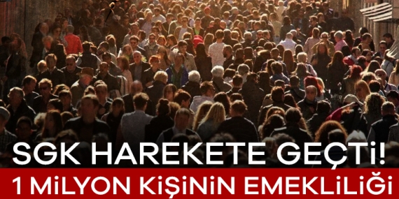 SGK harekete geçti! 1 milyon kişinin emekliliği iptal edilecek mi?