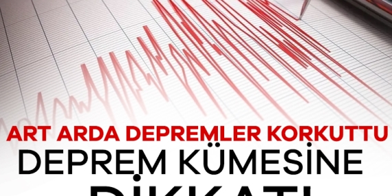 Akdeniz depremi sonrası açıklama! Ege deprem kümesine dikkat!