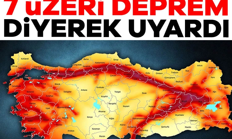 Tüm iddialar çürüdü: 7 üzeri deprem diyerek uyardı!
