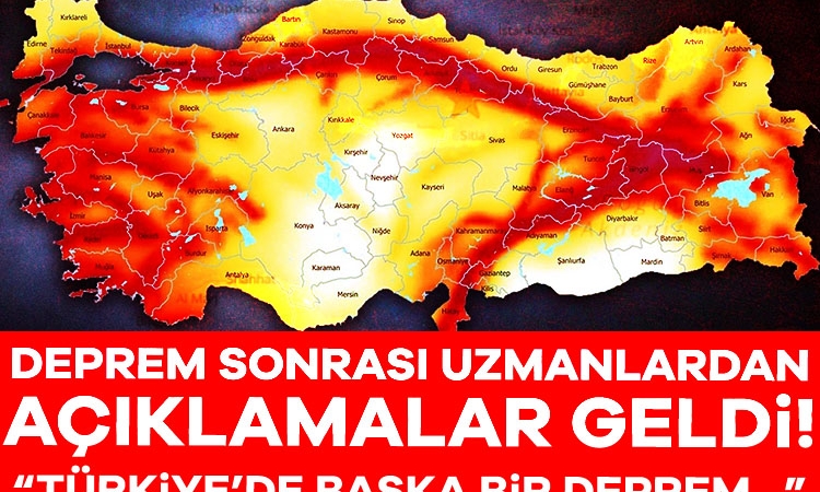 Deprem sonrası uzmanlardan açıklamalar geldi! “Türkiye’de başka bir deprem…”