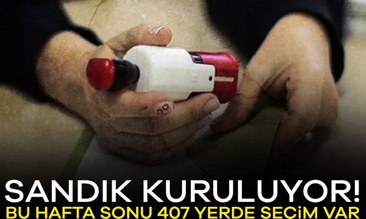 Sandık kuruluyor! Bu hafta sonu 407 yerde seçim var