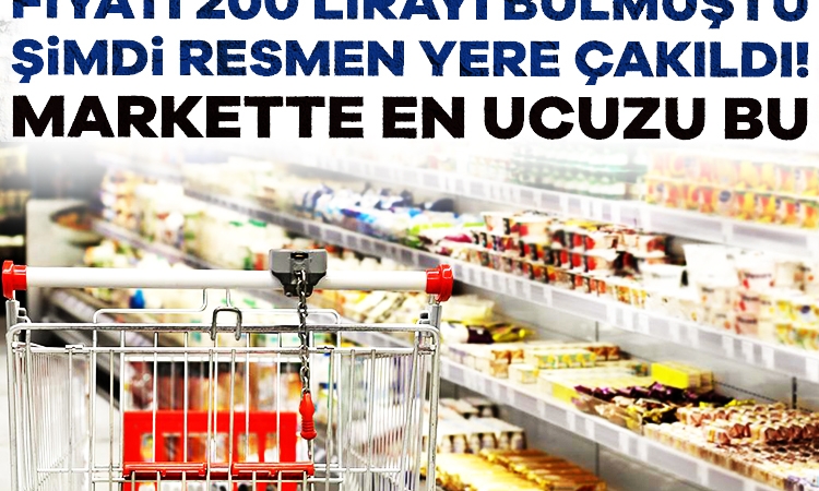 Fiyatı 200 lirayı bulmuştu şimdi resmen yere çakıldı!