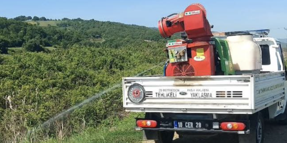 Gönen’de Sivrisineklerle Mücadele Sürüyor