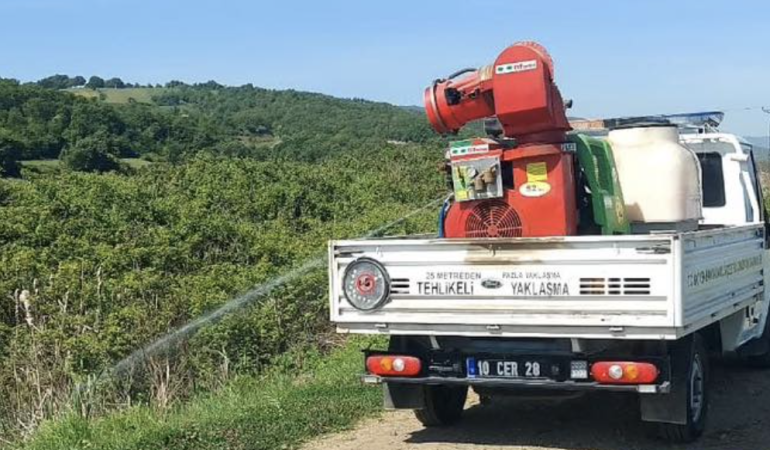 Gönen’de Sivrisineklerle Mücadele Sürüyor