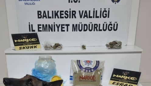 Balıkesir’de uyuşturucu operasyonu