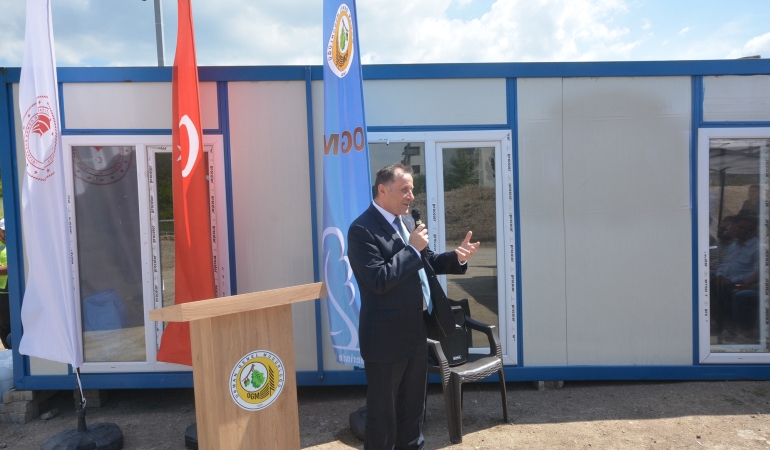 Gönen Orman İşletme Müdürlüğü’nün yeni hizmet binasının temeli atıldı