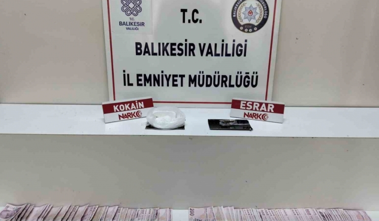 Balıkesir’de uyuşturucu operasyonu: 2 kişi tutuklandı