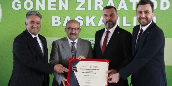 Gönen Baldo Pirinci artık tescilli