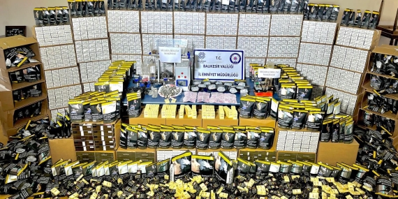 Gönen’de kaçak tütün operasyonu: 5 şüpheli gözaltında