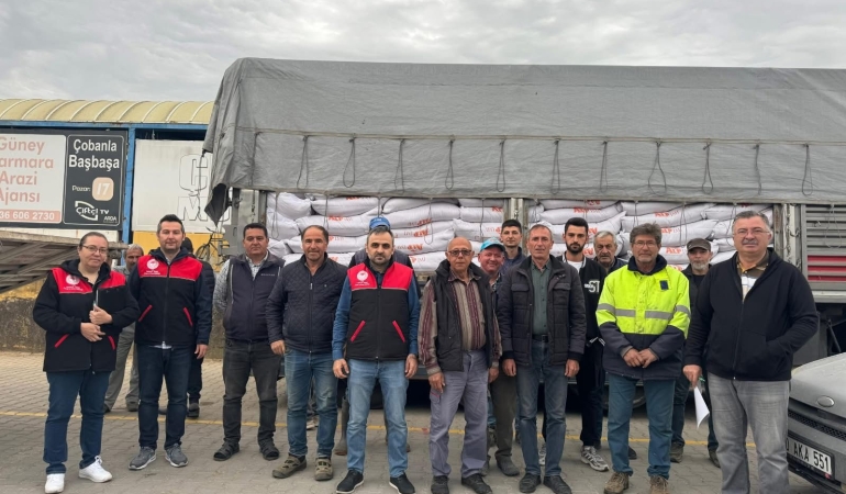 Gönen’de çeltik üreticilerine hibe destekli tohum dağıtımı yapıldı