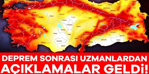 Deprem sonrası uzmanlardan açıklamalar geldi! “Türkiye’de başka bir deprem…”