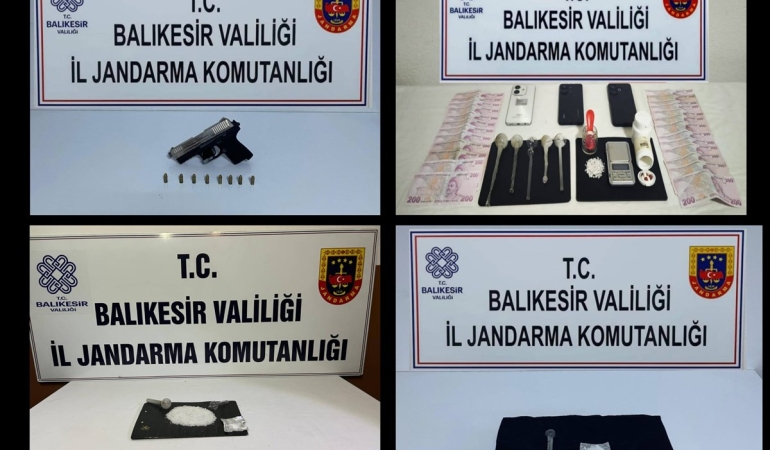 Balıkesir’de Uyuşturucu Operasyonu: 3 Tutuklama