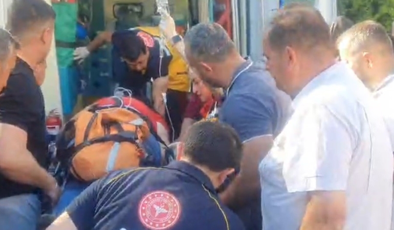 Asmaları temizlerken kuyuya düştü, itfaiye ekipleri seferber oldu