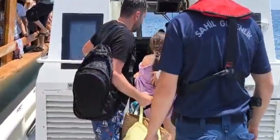 Balıkesir açıklarında 1 şahsın tıbbi tahliyesi gerçekleştirildi