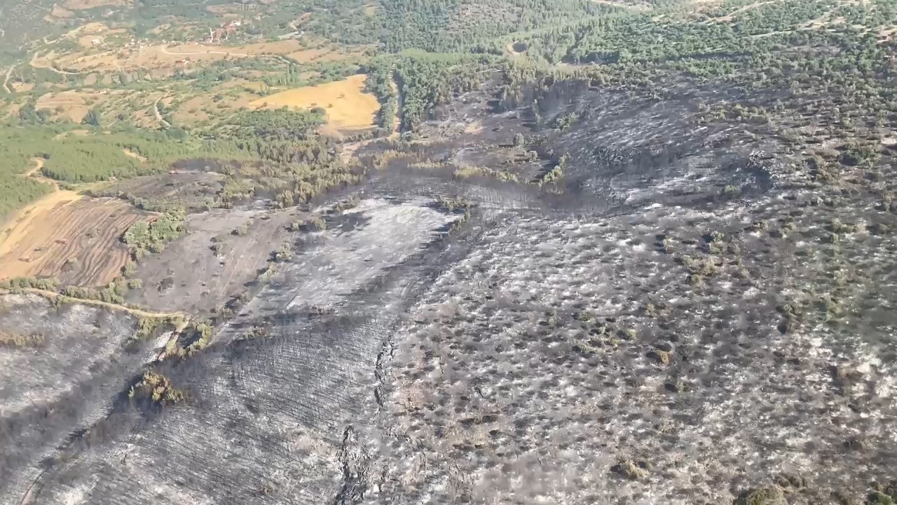 KEPSUT'TAKİ ORMAN YANGINLARI KONTROL ALTINA ALINDI
