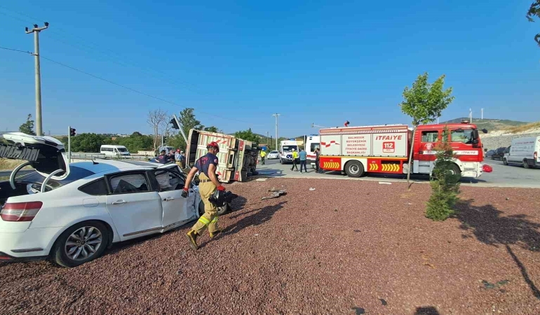 Balıkesir’de kamyon ile otomobil çarpıştı: 1 ölü, 1 yaralı