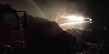 BALIKESİR'DE SAMAN YANGINI 15 SAATTE SÖNDÜRÜLDÜ