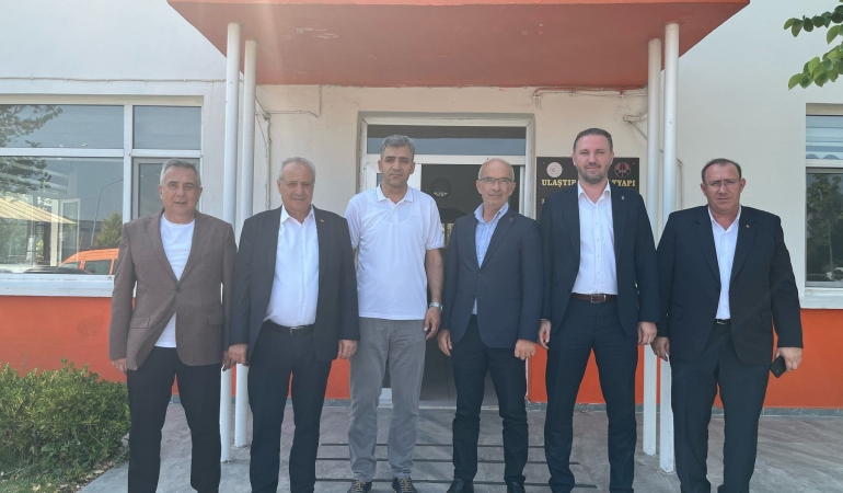 AK Partili ilçe başkanlarından Karayolları 146. Şube Şefliği’ne ziyaret