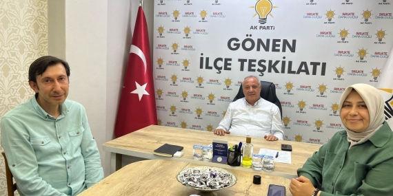 AK Parti Gönen İlçe Teşkilatı haftalık olağan toplantısını gerçekleştirdi