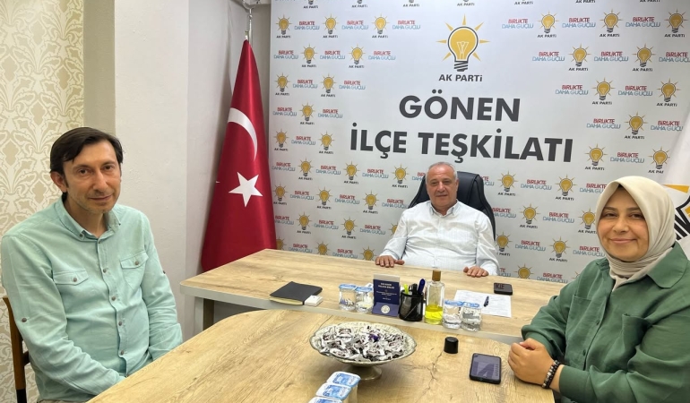 AK Parti Gönen İlçe Teşkilatı haftalık olağan toplantısını gerçekleştirdi