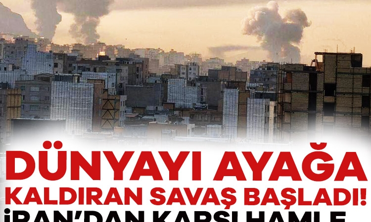 Dünyayı ayağa kaldıran savaş başladı! İran’dan karşı hamle…