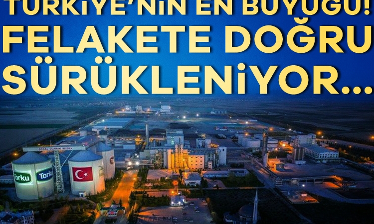 Türkiye’nin en büyüğü! Felakete doğru sürükleniyor…
