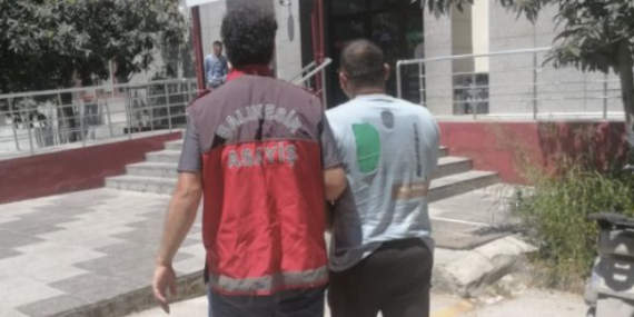 Balıkesir’de hakkında 10 yıl hapis cezası bulunan firari hükümlü yakalandı