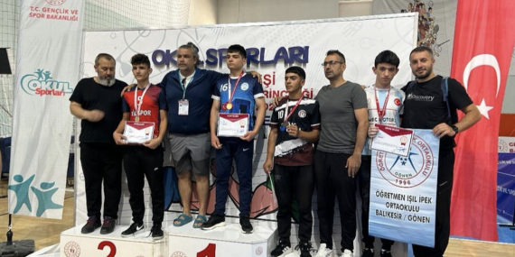 Gönenli Sporcu Türkiye Üçüncüsü Oldu