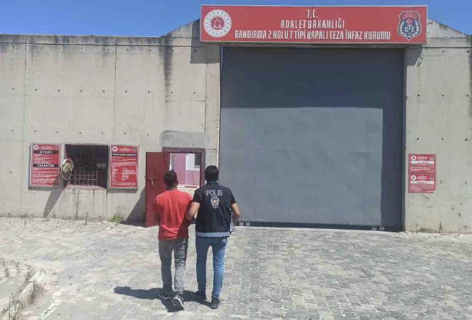 Erdek’te 18 yıl hapis cezası bulunan şahıs yakalandı