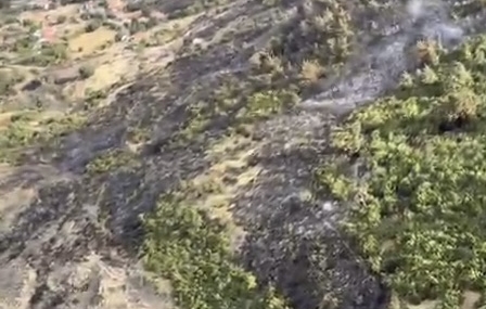 Kepsut’taki yangınla mücadele sürüyor