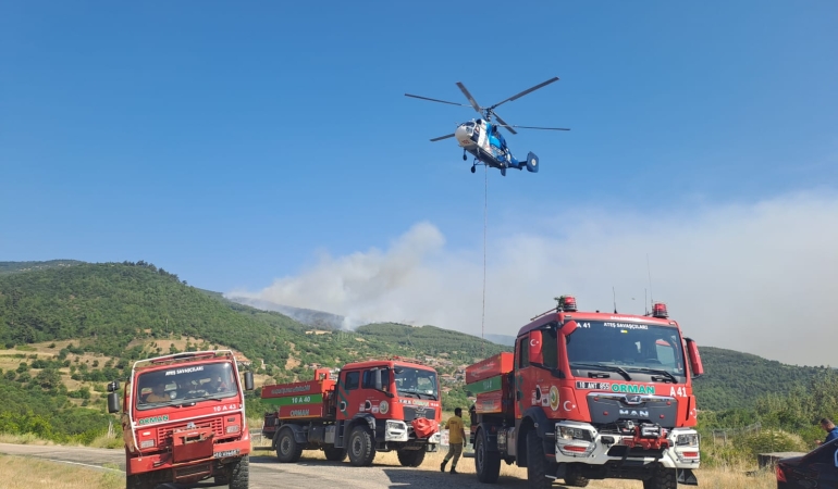 Balıkesir’de Ormanlık Alanda Yangın