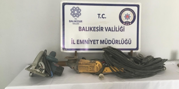Gönen’de faili meçhul hırsızlıklar çözüldü