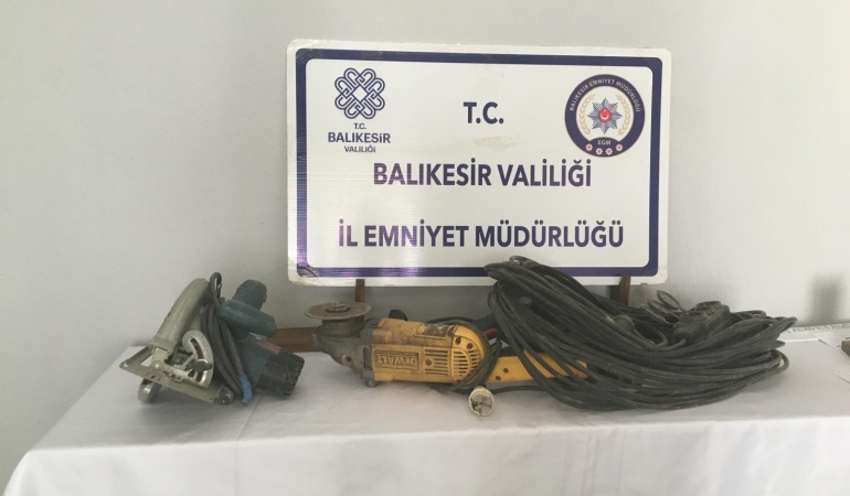 Gönen’de faili meçhul hırsızlıklar çözüldü