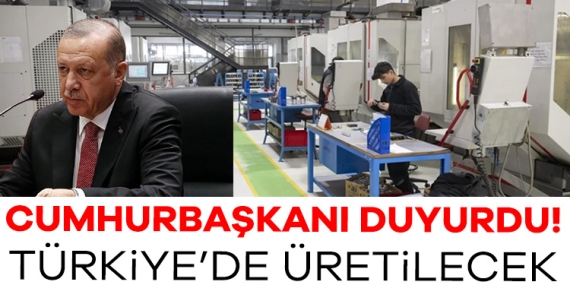 Cumhurbaşkanı duyurdu! Türkiye’de üretilecek, o ülkeye ihraç edilecek