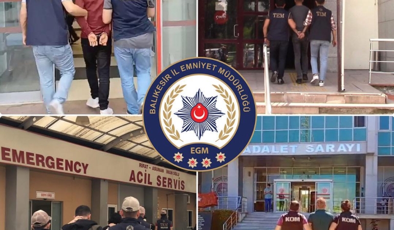Balıkesir’de FETÖ operasyonu: 6 şüpheli yakalandı