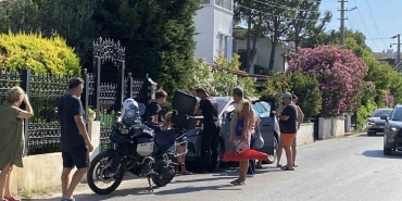 ALKOLLÜ KADIN SÜRÜCÜNÜN KULLANDIĞI ARAÇ BAHÇE DUVARINA ÇARPARAK DURABİLDİ