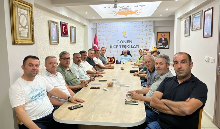 AK Parti Gönen İlçe Teşkilatı’ndan haftalık olağan toplantı