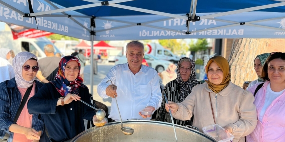 AK Parti Gönen İlçe Teşkilatı’ndan aşure hayrı