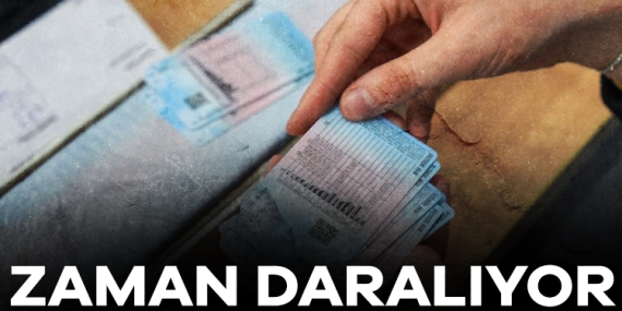 Eski tip ehliyetler için zaman daralıyor