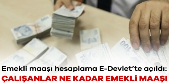 Emekli maaşı hesaplama E-Devlet’te açıldı: Çalışanlar ne kadar emekli maaşı alacağını öğrenebilecek