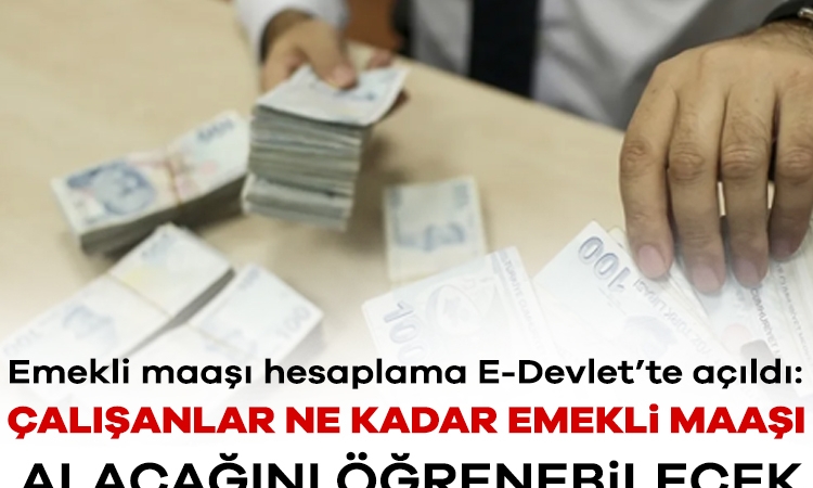 Emekli maaşı hesaplama E-Devlet’te açıldı: Çalışanlar ne kadar emekli maaşı alacağını öğrenebilecek