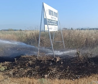 Gönen’de çıkan ot yangını kontrol altına alındı
