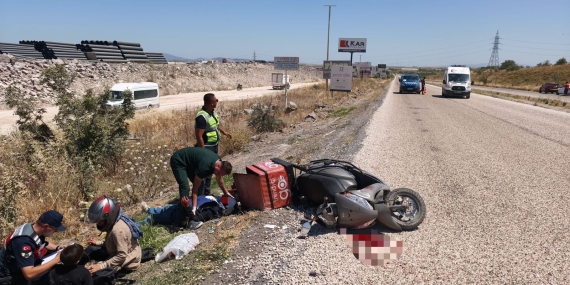 Gönen’de motosiklet kazası: 2 kişi yaralandı