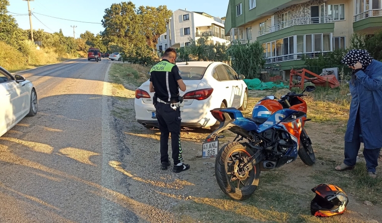 Erdek’te motosiklet kazası: 1 yaralı