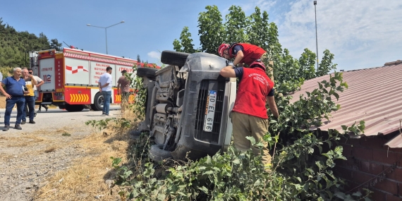 Susurluk’ta trafik kazası: 1 kişi yaralandı