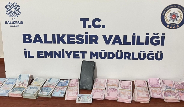 Balıkesir’de polis kılığında 1 Milyonluk Dolandırıcılığa Suçüstü
